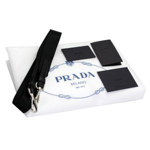 Prada Multicolor Tote Bag Pistol Nylon Pattern 2WAY Blue